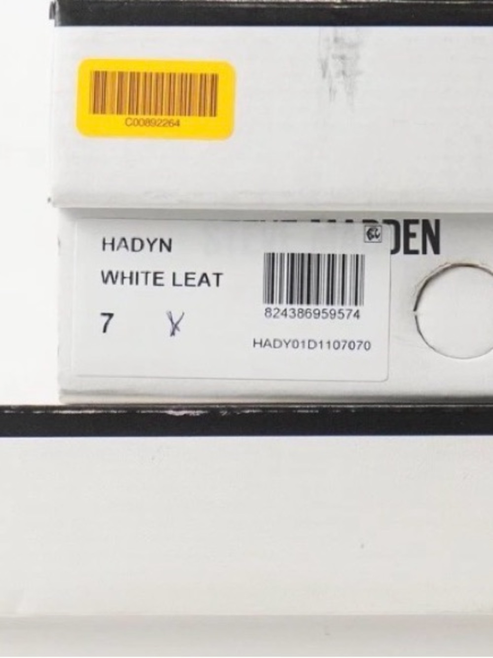 Womens Steve Madden HADYN WHITE LEATHER New in Box size 7 - Picture 5 of 6